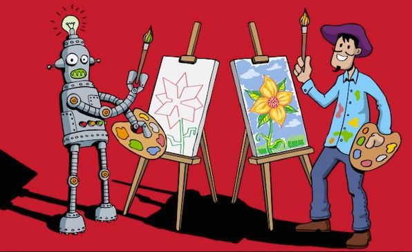 Créativité versus robot 