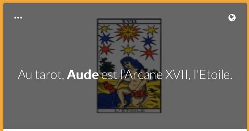 Aude Arcane XVII Etoile